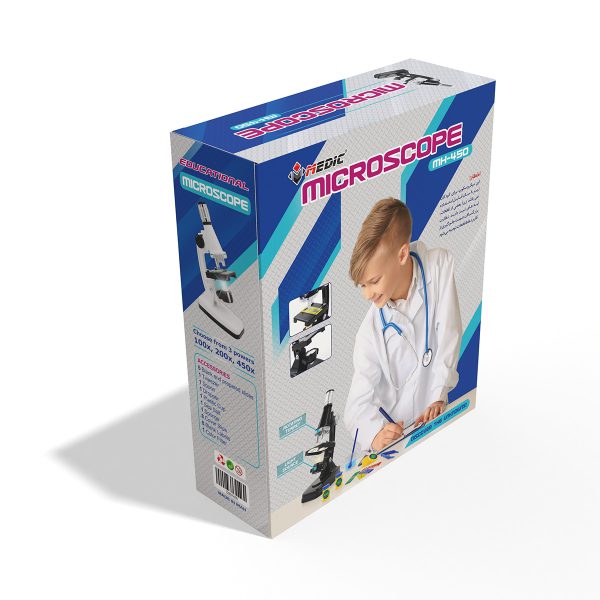 میکروسکوپ آموزشی دانش آموزی مدیک MH-450 – مناسب کودکان و نوجوانان